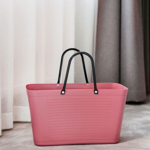 Stor Hinza Green Plastic-veske – svensk designveske av biobasert plast
