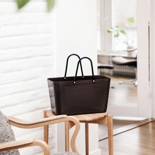 Stor Hinza Green Plastic-veske – svensk designveske av biobasert plast
