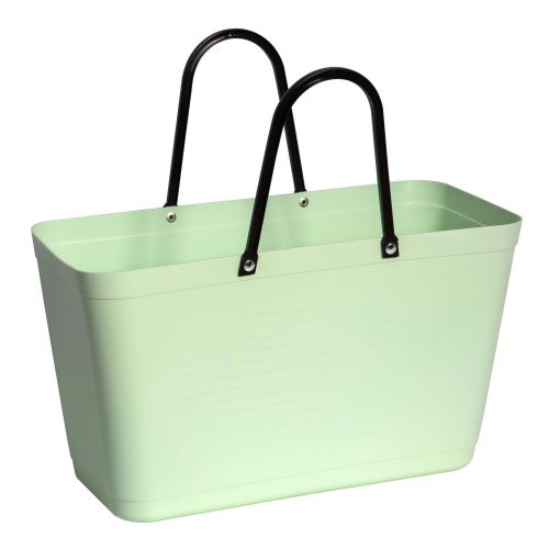 Stor Hinza Green Plastic-veske – svensk designveske av biobasert plast