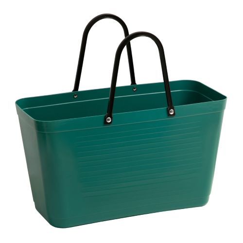 Stor Hinza Green Plastic-veske – svensk designveske av biobasert plast
