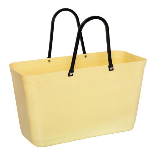 Stor Hinza Green Plastic-veske – svensk designveske av biobasert plast
