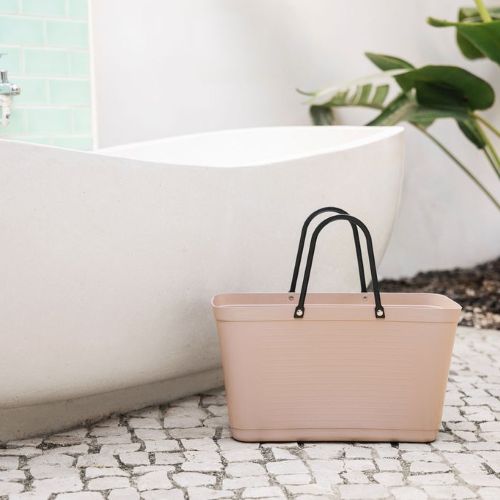 Stor Hinza Green Plastic-veske – svensk designveske av biobasert plast
