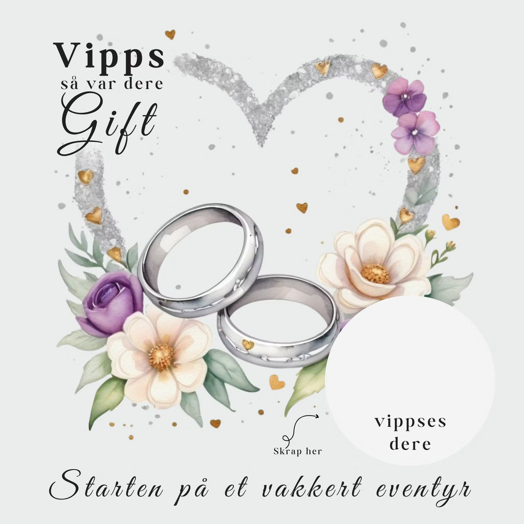 Vipps skrapekort fra Emerense – morsomme og personlige kort til alle anledninger. Skriv gaven, dekk med skrapemerket og la mottakeren skrape frem overraskelsen. Med konvolutt. Finnes også som standard anledningskort uten Vipps.
