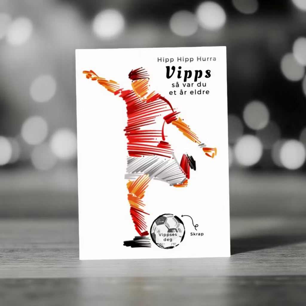Vipps skrapekort fra Emerense – morsomme og personlige kort til alle anledninger. Skriv gaven, dekk med skrapemerket og la mottakeren skrape frem overraskelsen. Med konvolutt. Finnes også som standard anledningskort uten Vipps.