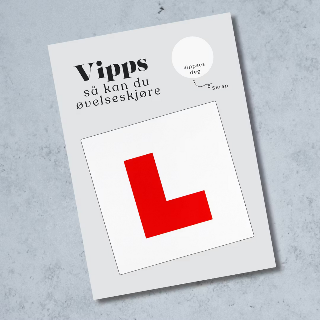 Vipps skrapekort fra Emerense – morsomme og personlige kort til alle anledninger. Skriv gaven, dekk med skrapemerket og la mottakeren skrape frem overraskelsen. Med konvolutt. Finnes også som standard anledningskort uten Vipps.