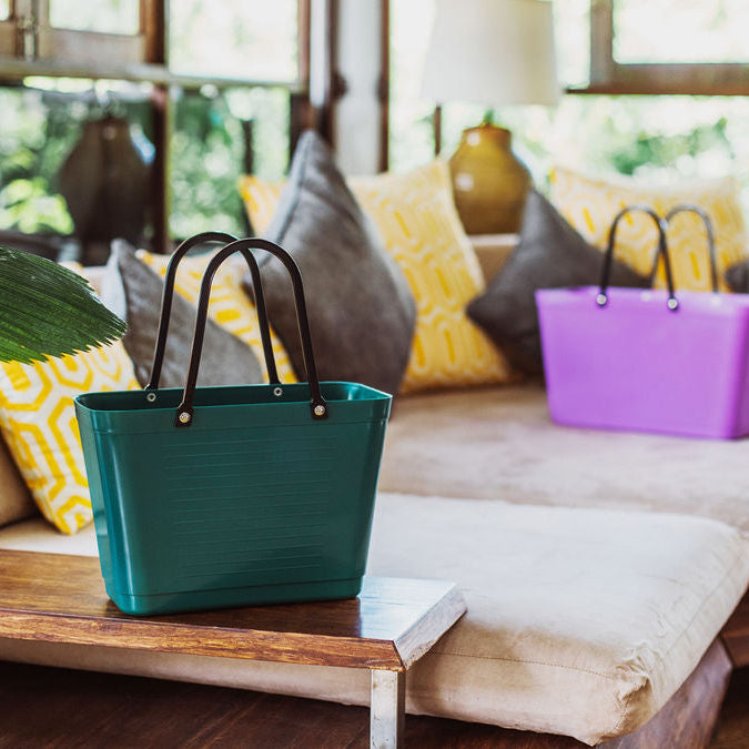 Liten Hinza Green Plastic-veske – svensk designveske av biobasert plast
