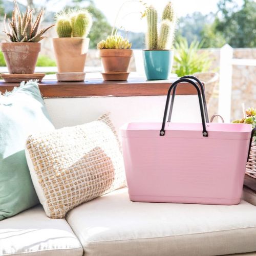 Stor Hinza Green Plastic-veske – svensk designveske av biobasert plast