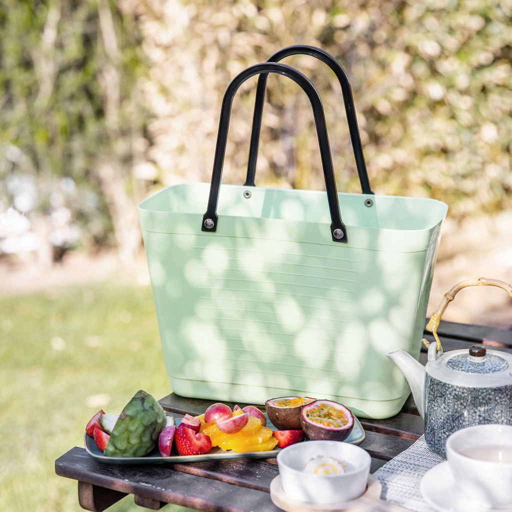 Liten Hinza Green Plastic-veske – svensk designveske av biobasert plast