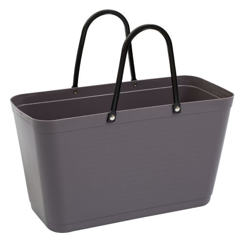 Stor Hinza Green Plastic-veske – svensk designveske av biobasert plast
